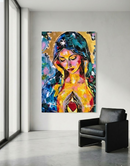 O CORAÇÃO DE MARIA (manto azul) (fine art)